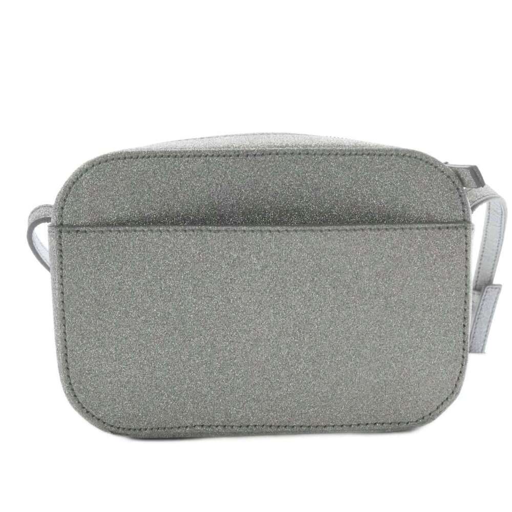 Balenciaga Camera Bag Shoulder Hobo Glitter Silver